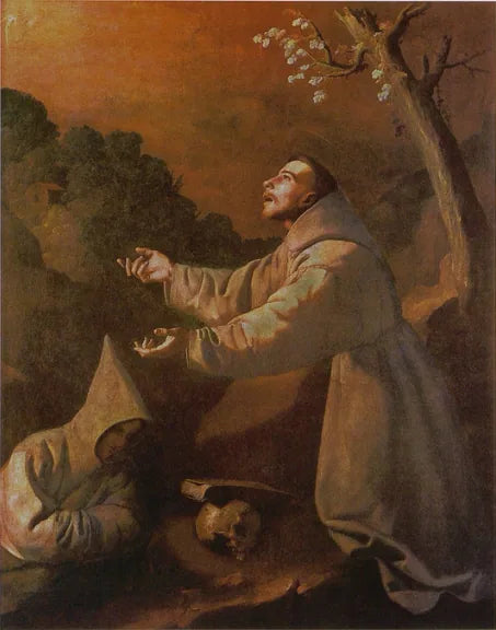 Saint Franciscus' vision - Francisco de Zurbarán