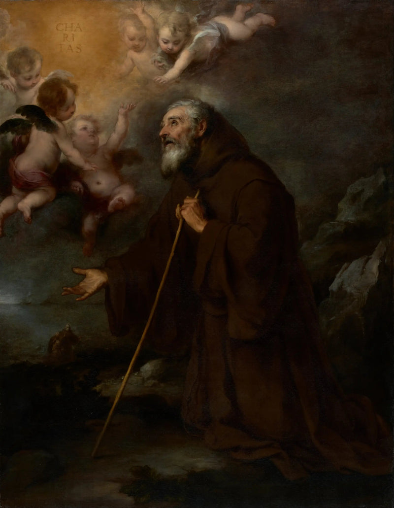 Saint Franciscus de Paule's vision - Bartolomé Esteban Murillo