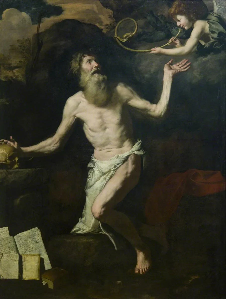 Saint Jérômes vision - Jusepe de Ribera