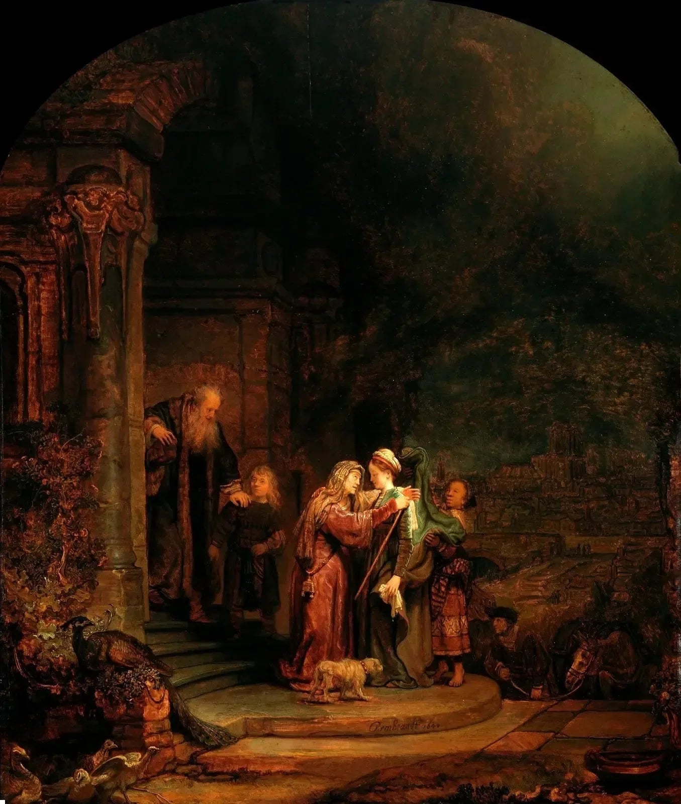 La Visitation - Rembrandt image 1 reproduction réalisée par Alpha Reproduction