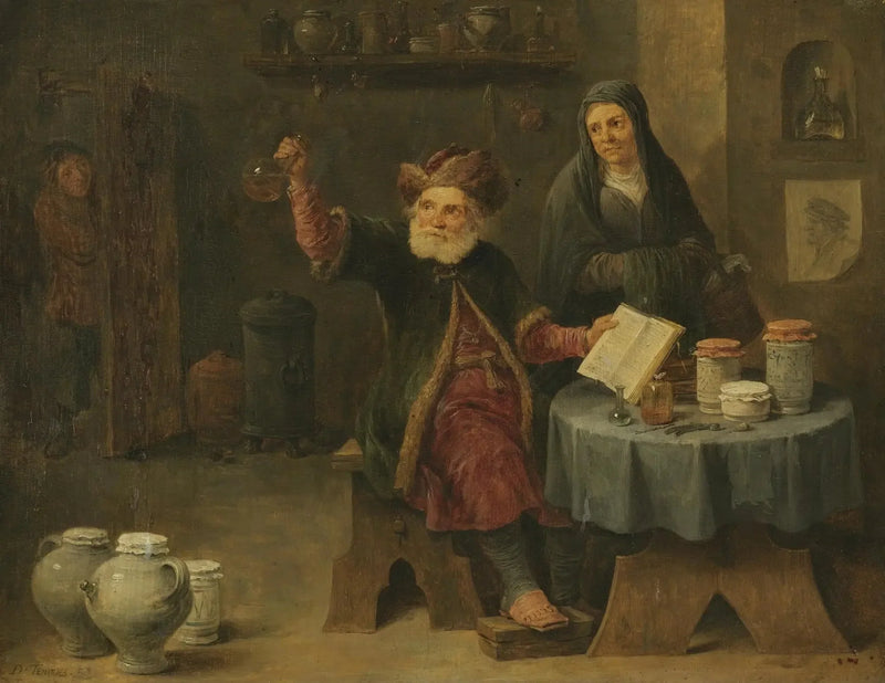 Lægebesøget - David Teniers den Yngre