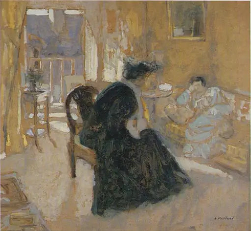 Besøget hos Madame Hessel - Édouard Vuillard