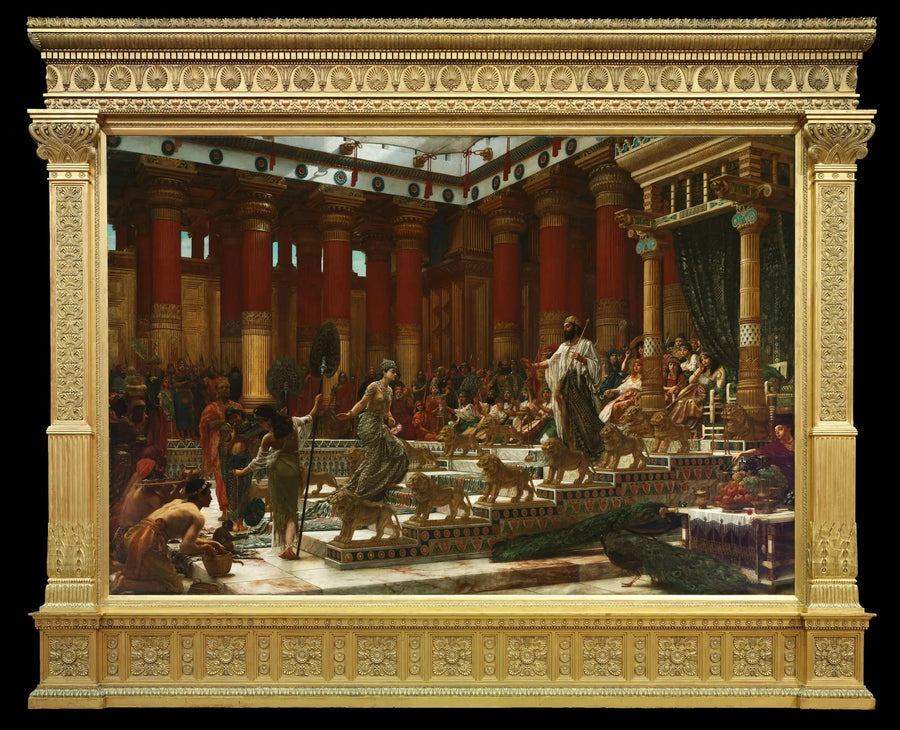 Dronning Shebas besøg hos Kong Salomon - Edward Poynter