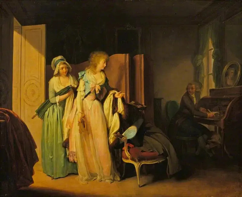 Den Besøgte - Louis-Léopold Boilly