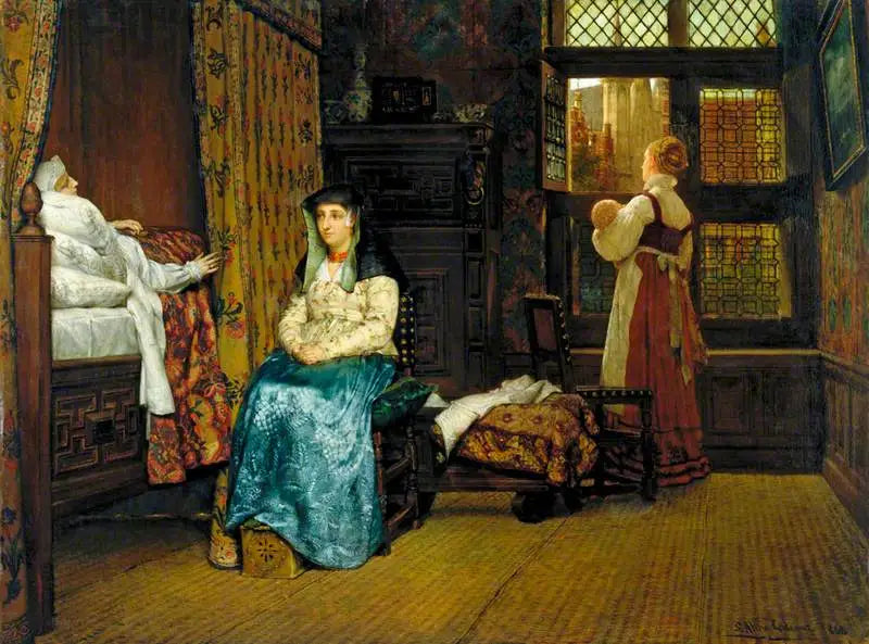 La Visite : Un Intérieur Hollandais - Lawrence Alma-Tadema