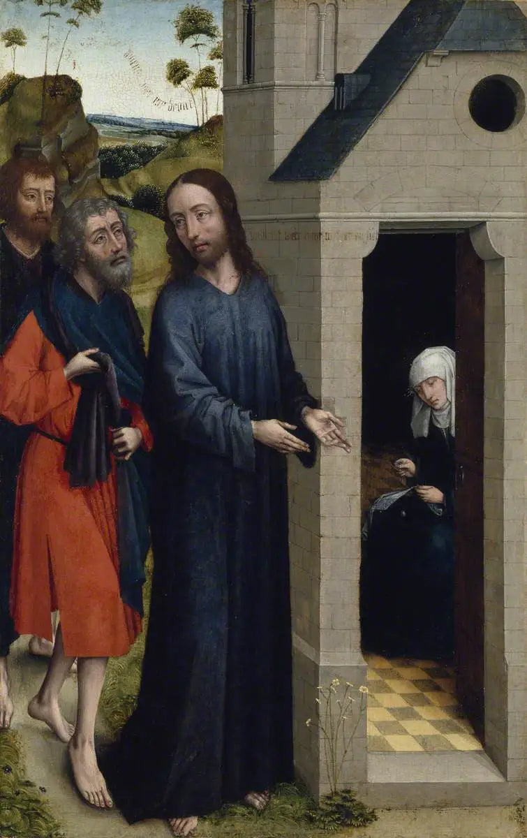 András og Simon Pierre's kald (sandsynligvis en venstre fløj af et alterbillede) - Rogier van der Weyden