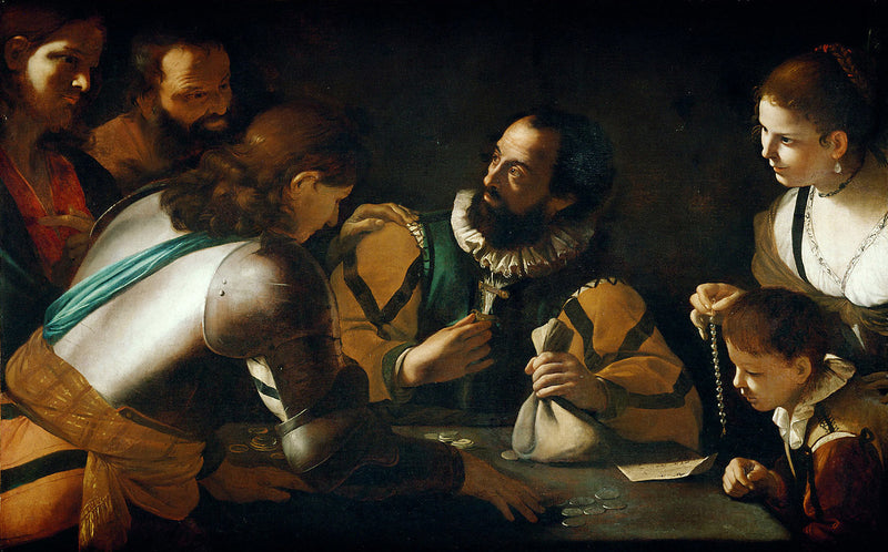 Apostlen Matthæus' kald - Mattia Preti