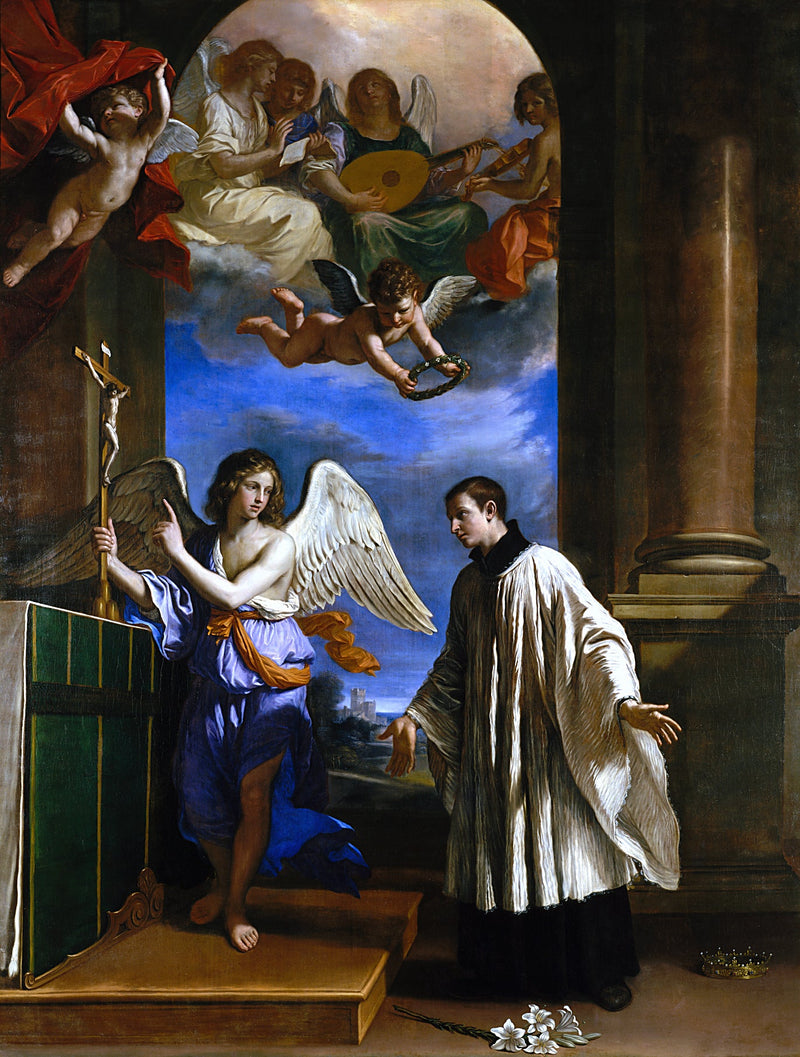 Sankt Louis de Gonzague's kald - Guercino