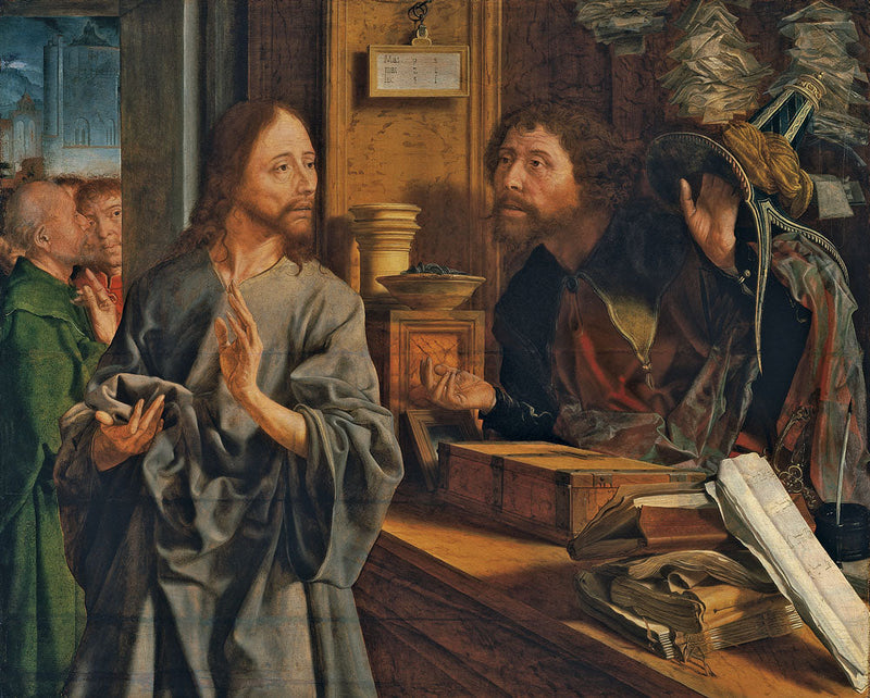 Matthæus' kald. - Marinus van Reymerswale