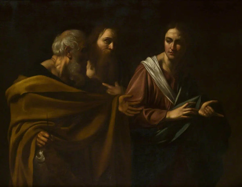 De hellige Peter og Andreas' kald - Caravaggio