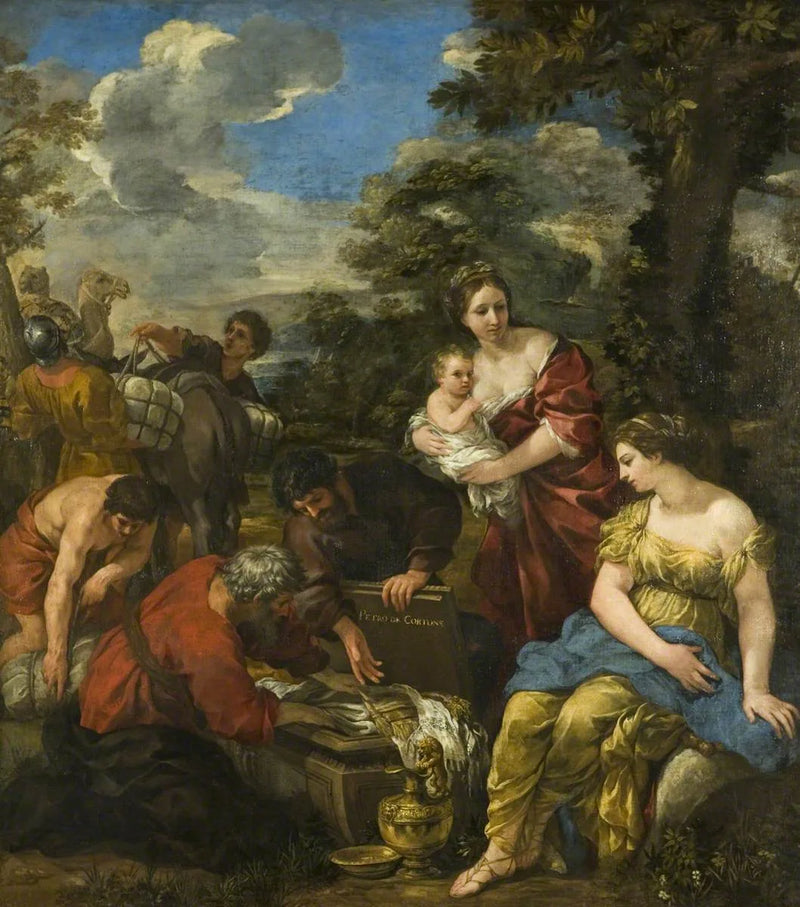 Laban på jagt efter sine idoler - Pietro da Cortona