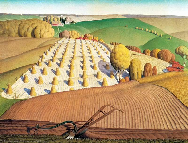 Efterårsarbejde - Grant Wood