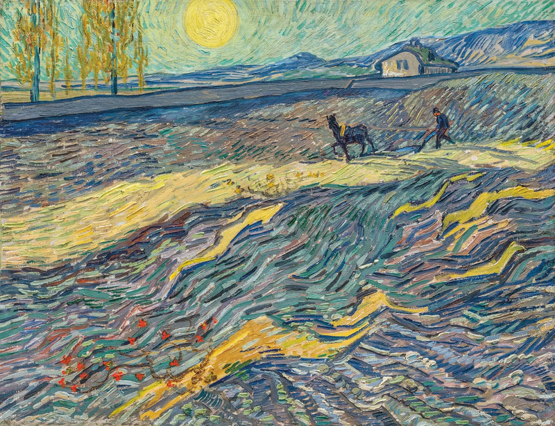 Pløjer på en mark - Vincent van Gogh