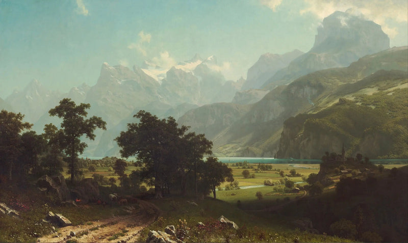 Lucerne Sø - Albert Bierstadt