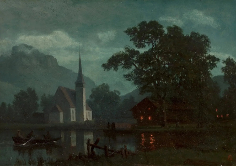 Lac des Quatre-Cantons, Schweiz - Albert Bierstadt
