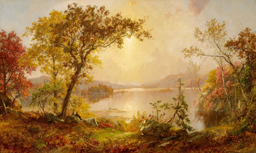 Lac Greenwood, Efterår ved Hudson - Jasper Francis Cropsey