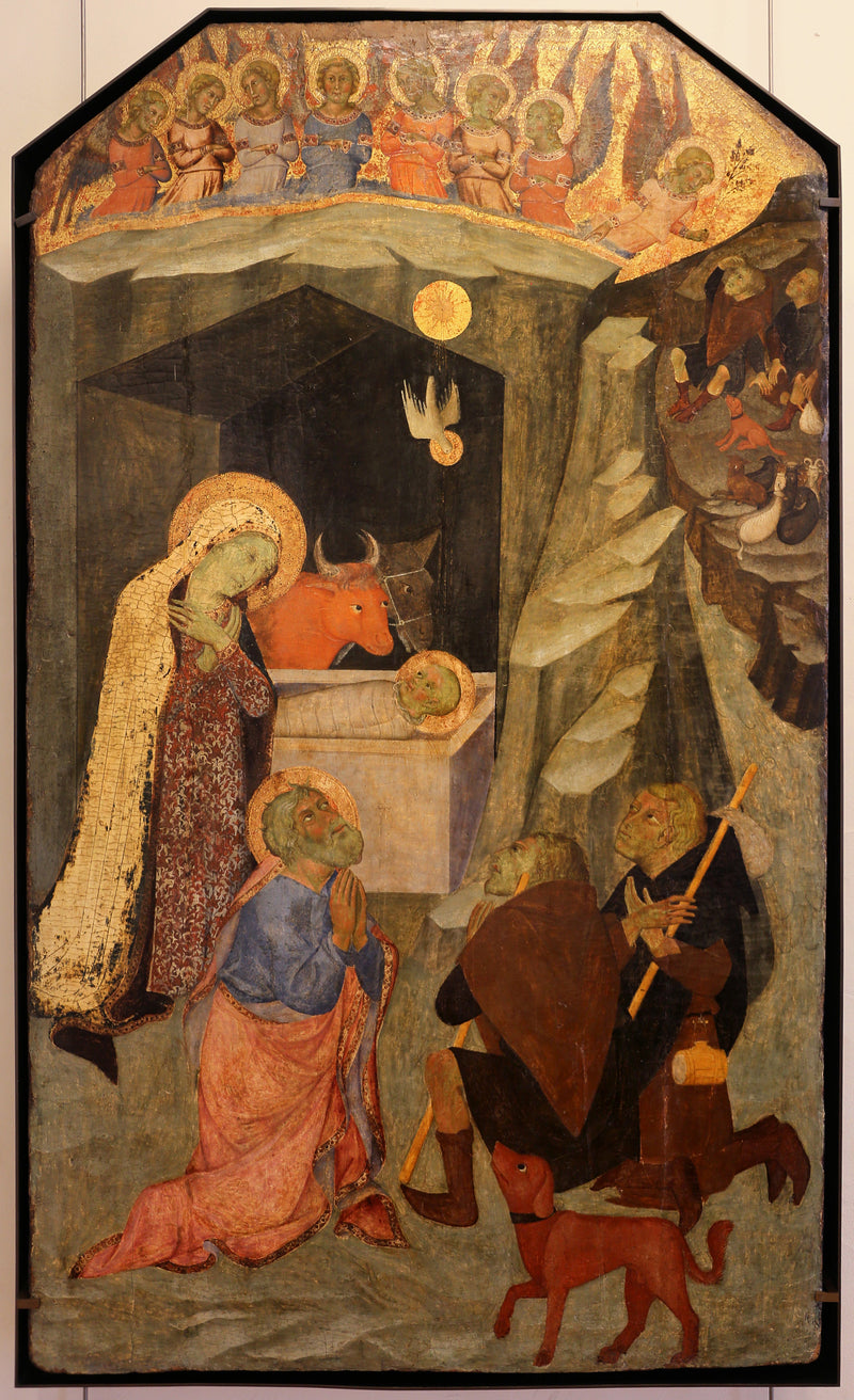 Betagelsen af hyrderne - Bartolo di Fredi