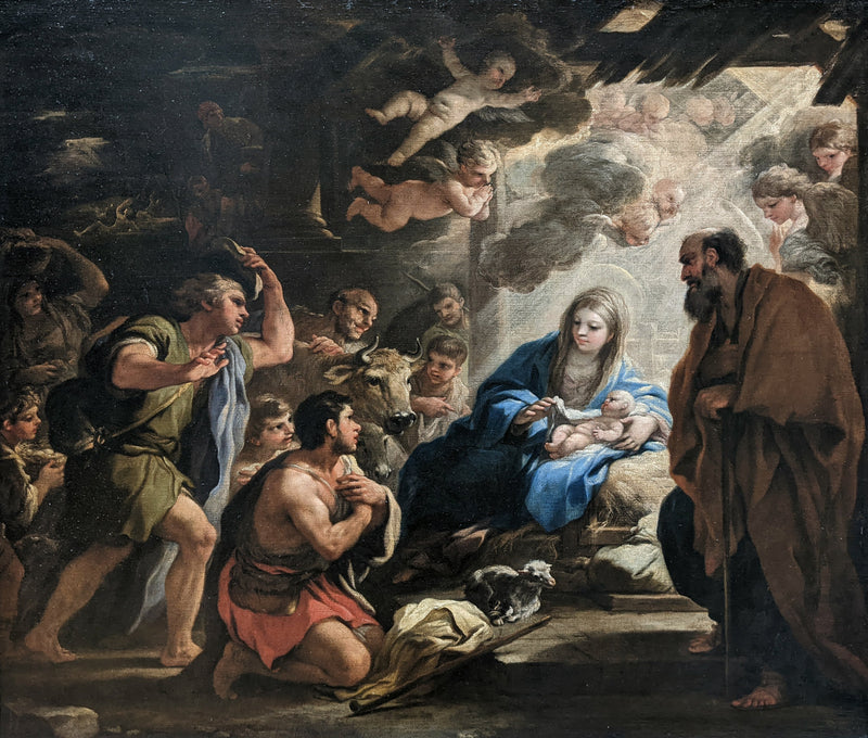 Betagelsen af hyrderne - Luca Giordano