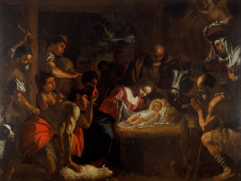 Betagelsen af hyrderne - Mattia Preti