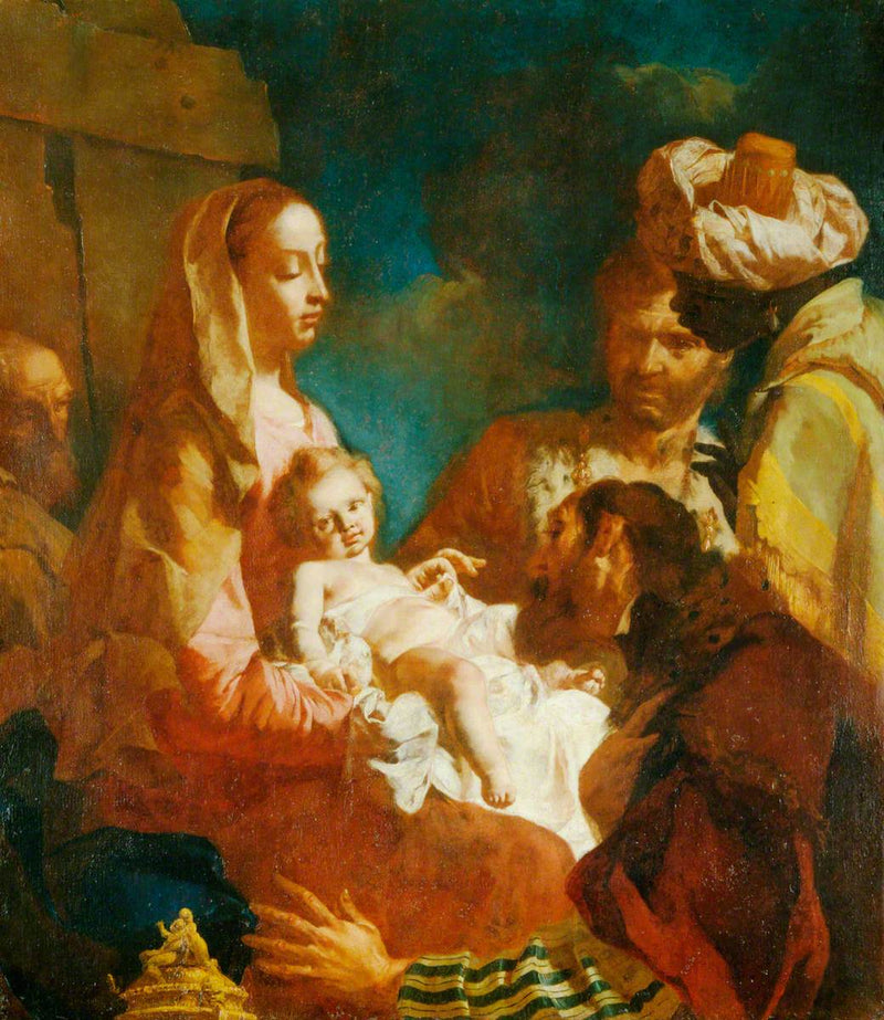 De vise mænds tilbedelse - Giovanni Battista Piazzetta