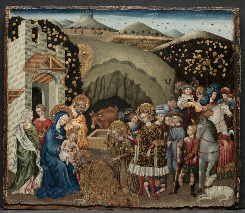 De vise mænds tilbedelse - Giovanni di Paolo