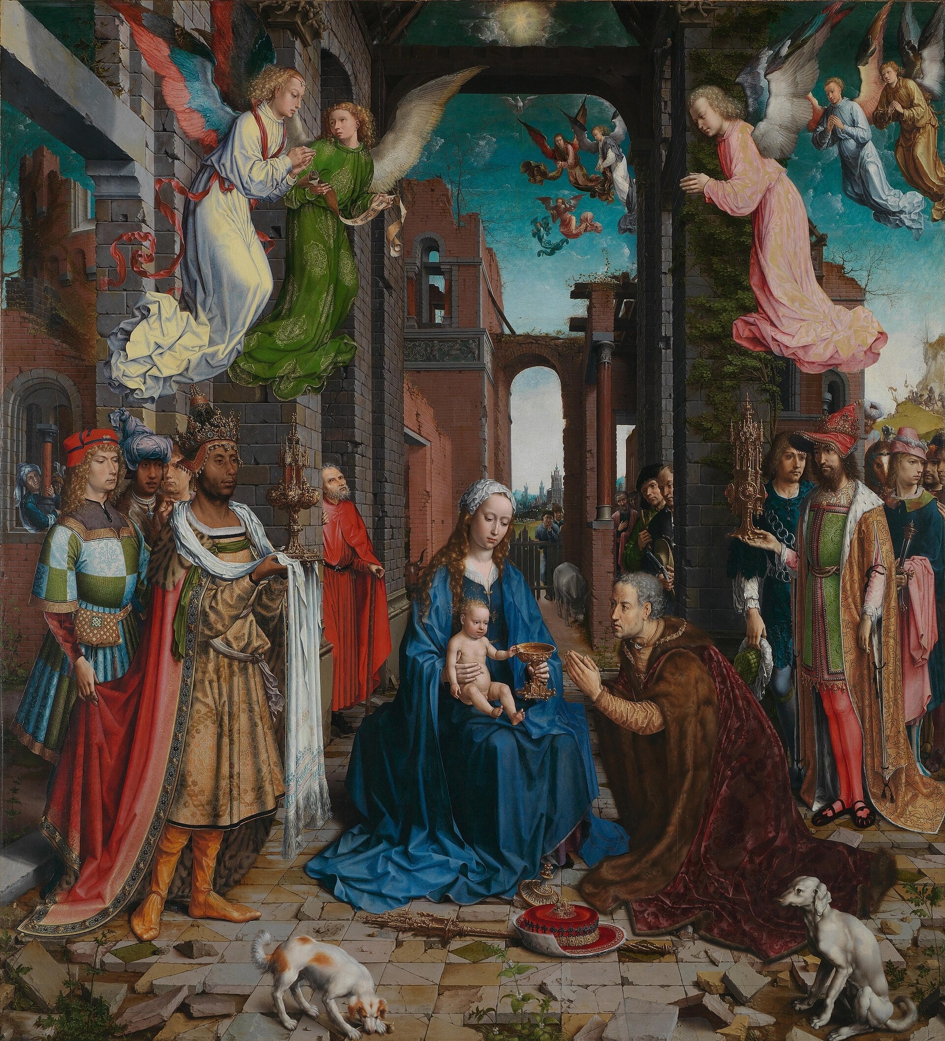 L’Adoration des Mages - Jan Gossaert - Alpha Reproduction