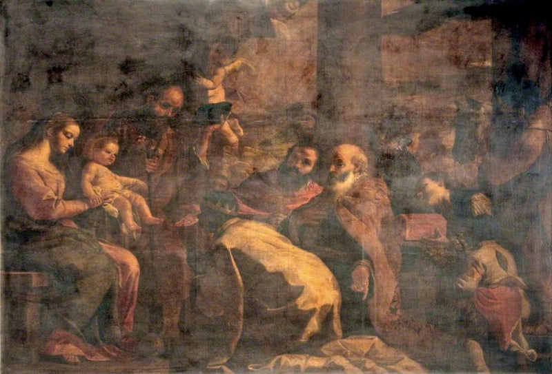 De vise mænds tilbedelse - Mattia Preti