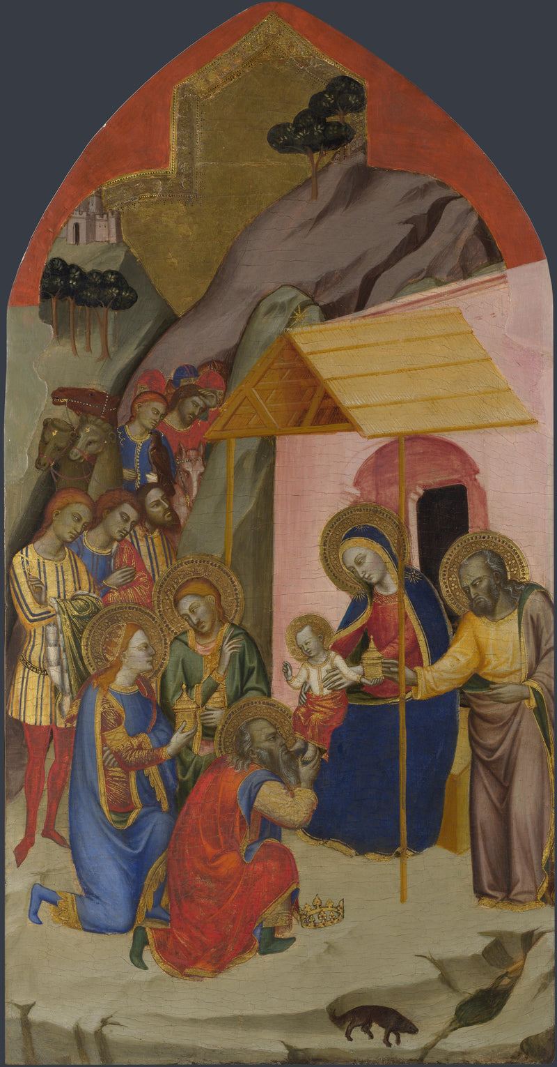 De vise kongers tilbedelse - Jacopo di Cione