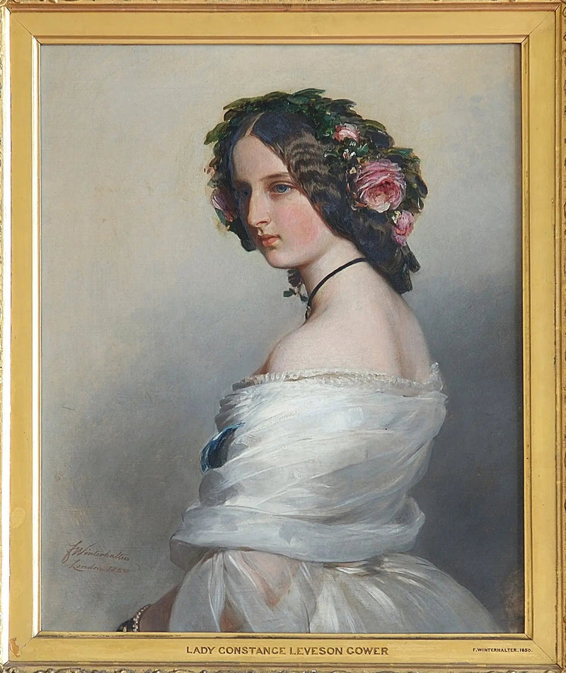Lady Constance Leveson-Gower (1834-1880), fremtidig hertuginde af Westminster - Franz Xaver Winterhalter