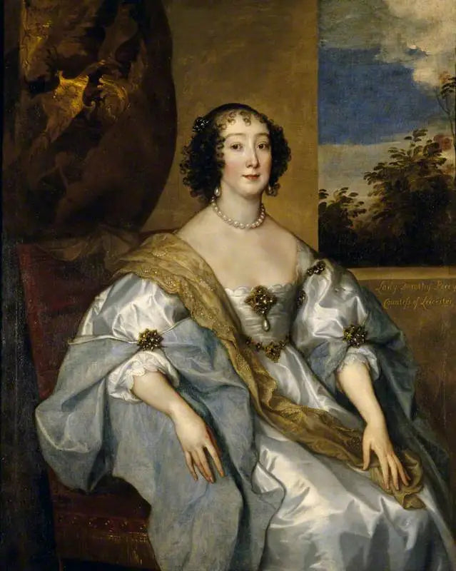 Lady Dorothy Percy, greveinde af Leicester (1598-1659) - Antoine van Dyck