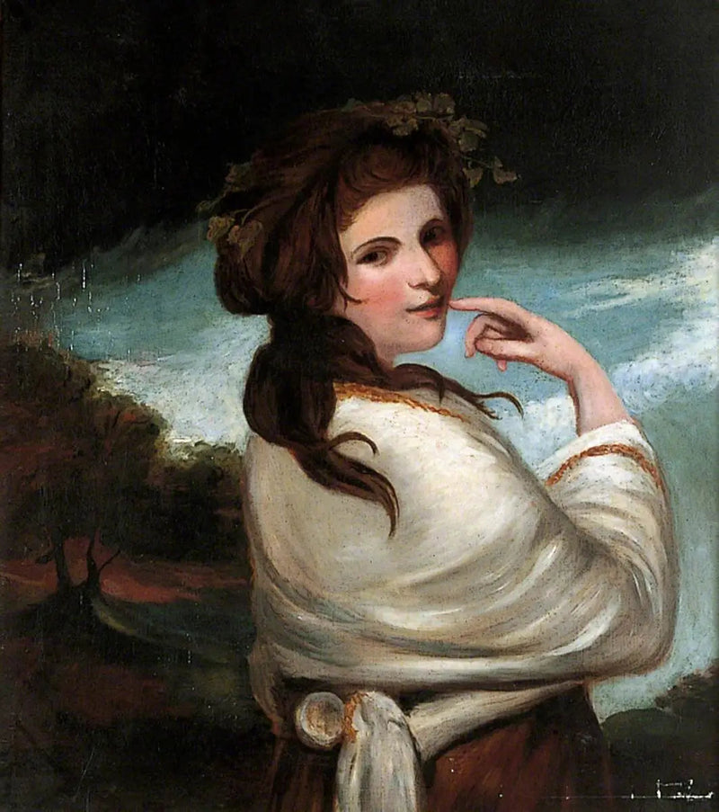 Lady Hamilton og Bacchante - Joshua Reynolds