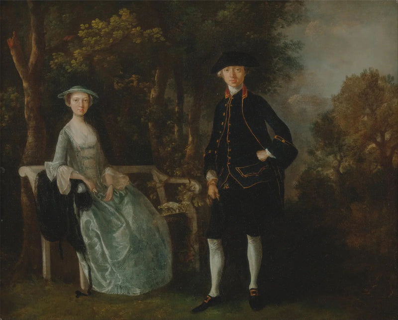 Lady Lloyd og hendes søn, Richard Savage Lloyd, fra Hintlesham Hall, Suffolk - Thomas Gainsborough