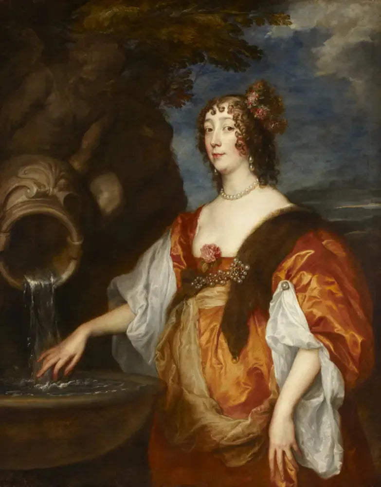 Lady Lucy Percy, greveinde de Carlisle (ca. 1600 - 1660) - Antoine van Dyck
