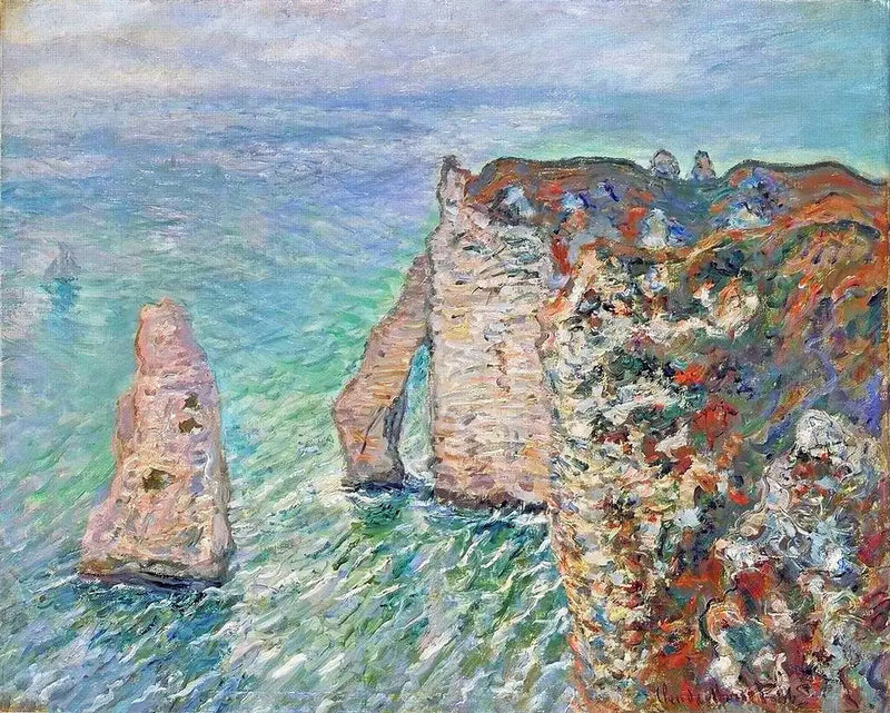 Klippernål og Aval-porten - Claude Monet