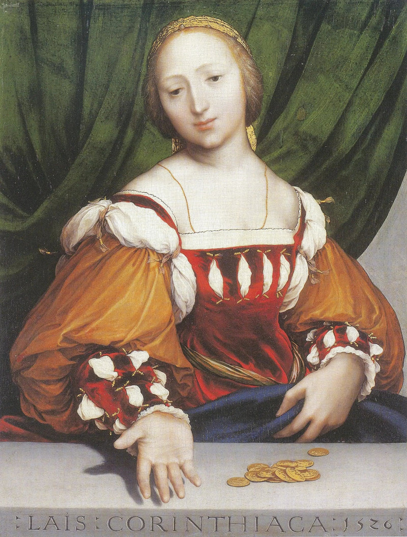 Laïs de Corinthe - Hans Holbein den Yngre