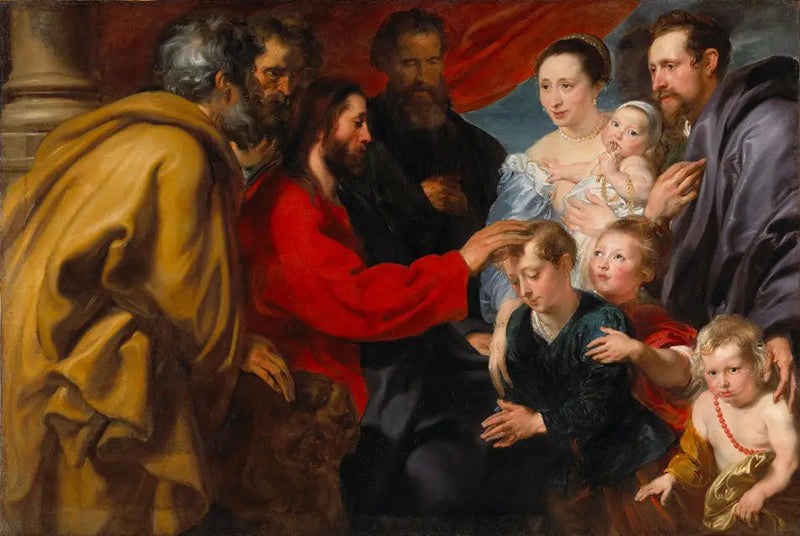 Lad børnene komme til mig - Antoine van Dyck