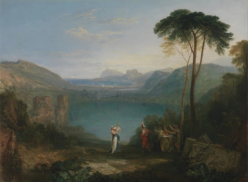 Avernus-søen: Aeneas og den kumæiske Sibylle - J. M. W. Turner
