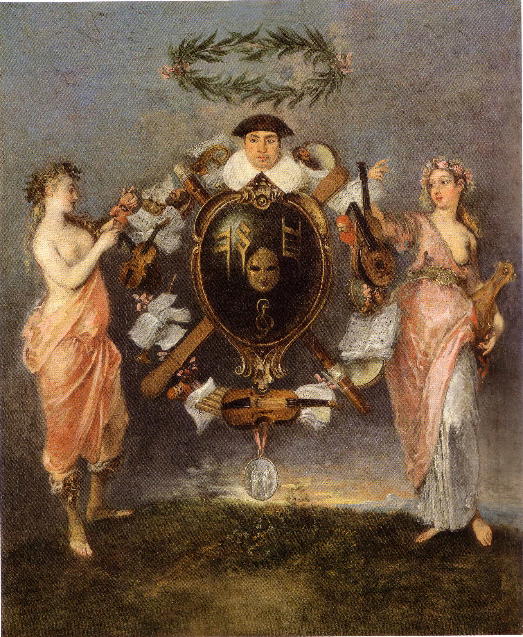 L’Alliance de la musique et de la comédie - Antoine Watteau - Alpha Reproduction