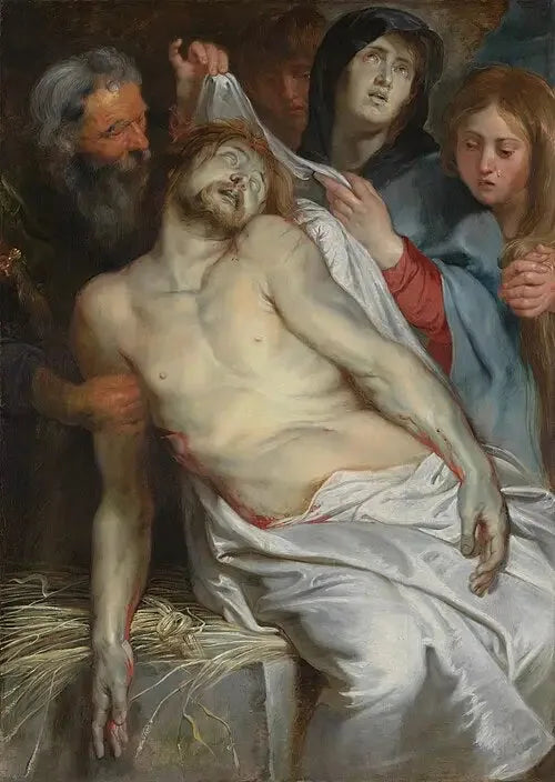 Lamentation (central panel of Jan Michielsen and his wife Maria Maes' epitaph) - Peter Paul Rubens