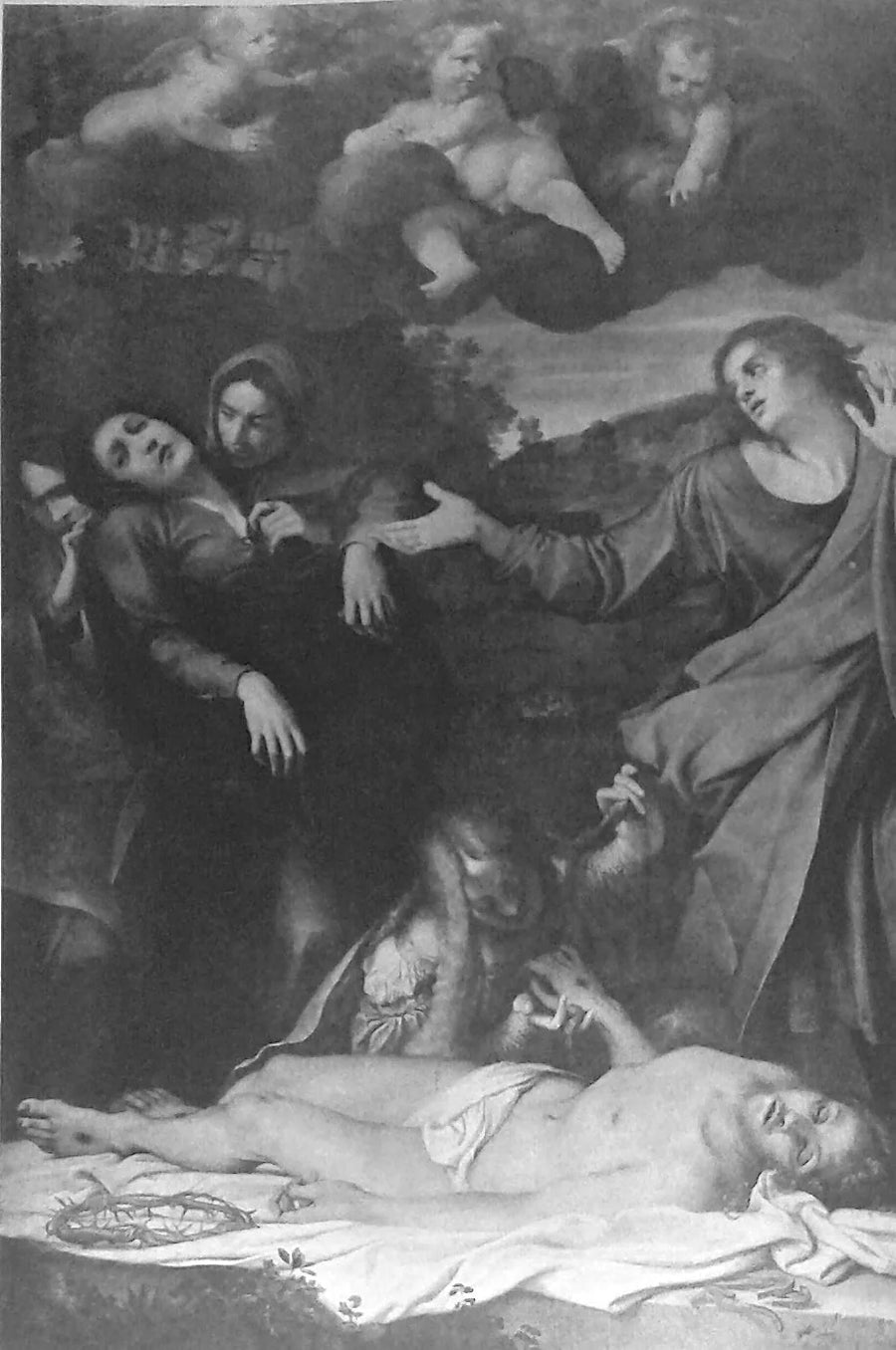 Klagesang over den døde Kristus - Annibale Carracci