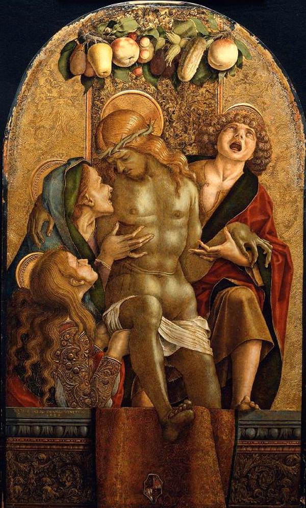 Klagesang over den døde Kristus - Carlo Crivelli