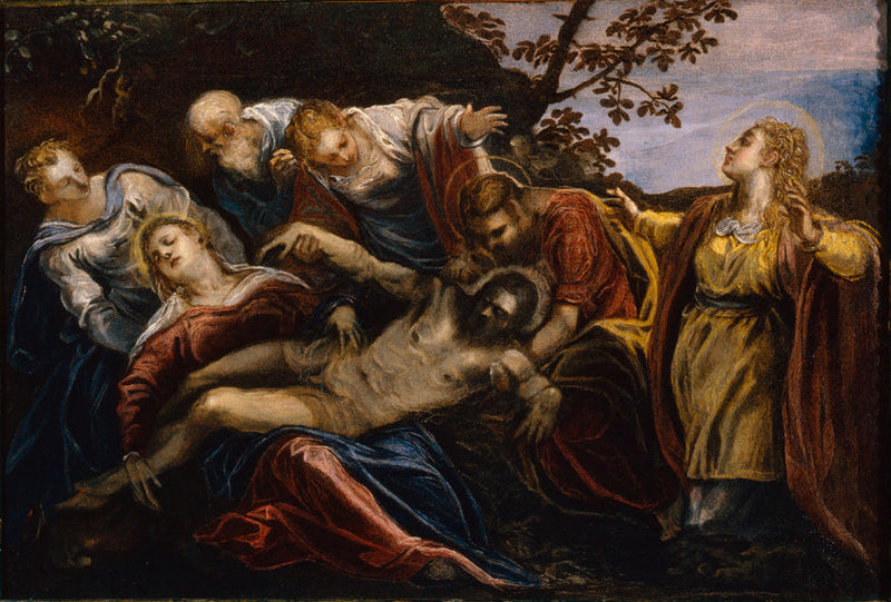 Klagesang over den døde Kristus - Jacopo Tintoretto