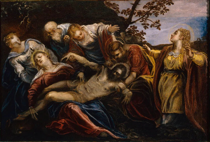 Klagesang over den døde Kristus - Jacopo Tintoretto