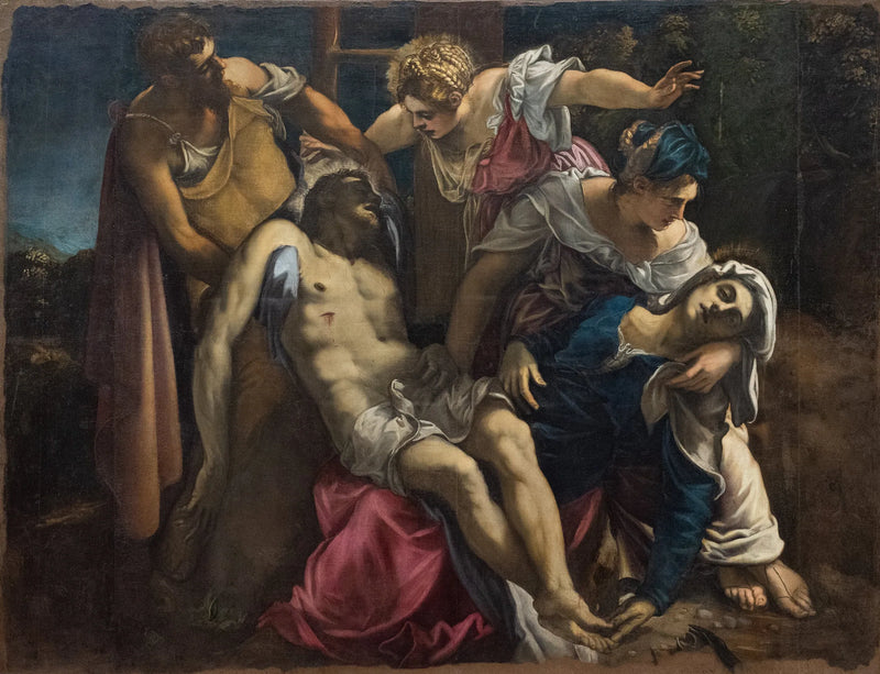 Klagesang over den døde Kristus - Jacopo Tintoretto