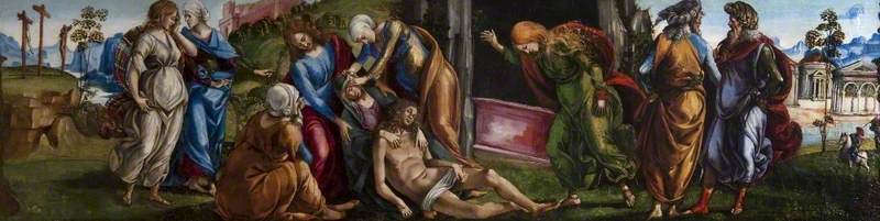 Lamentation over the Døende Kristus - Luca Signorelli