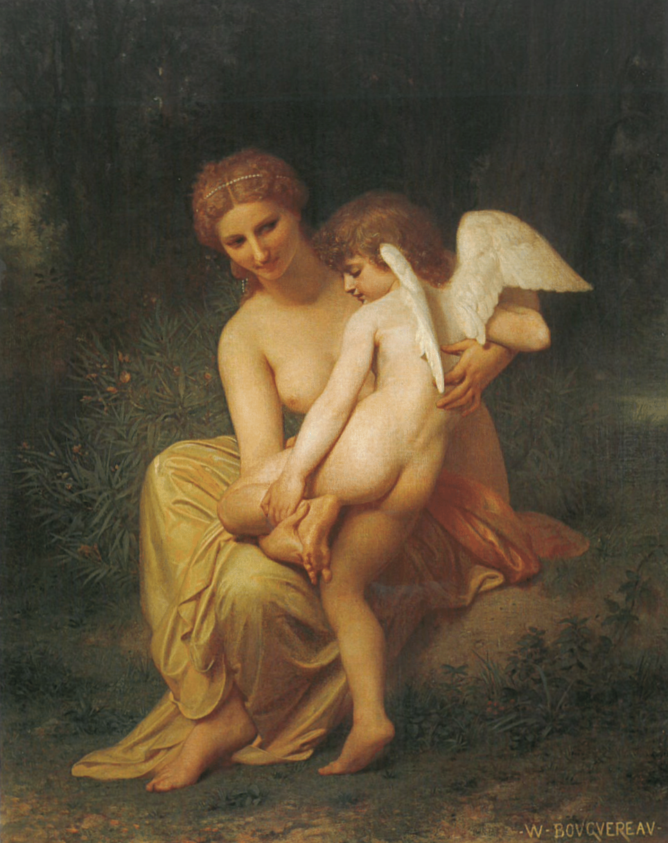 L’Amour blessé de William-Adolphe Bouguereau