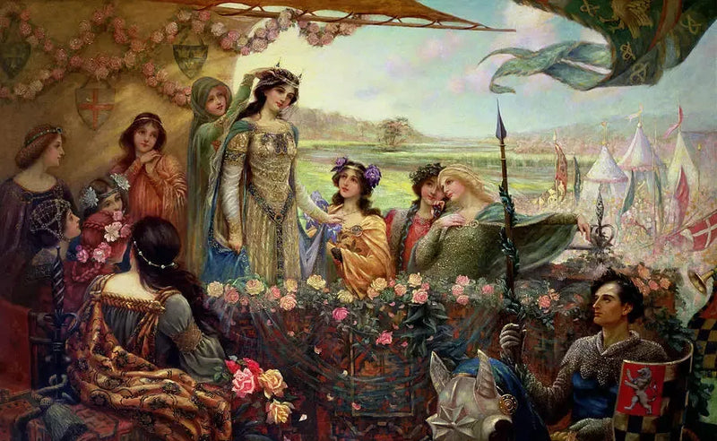 Lancelot og Guinevere - Herbert Draper