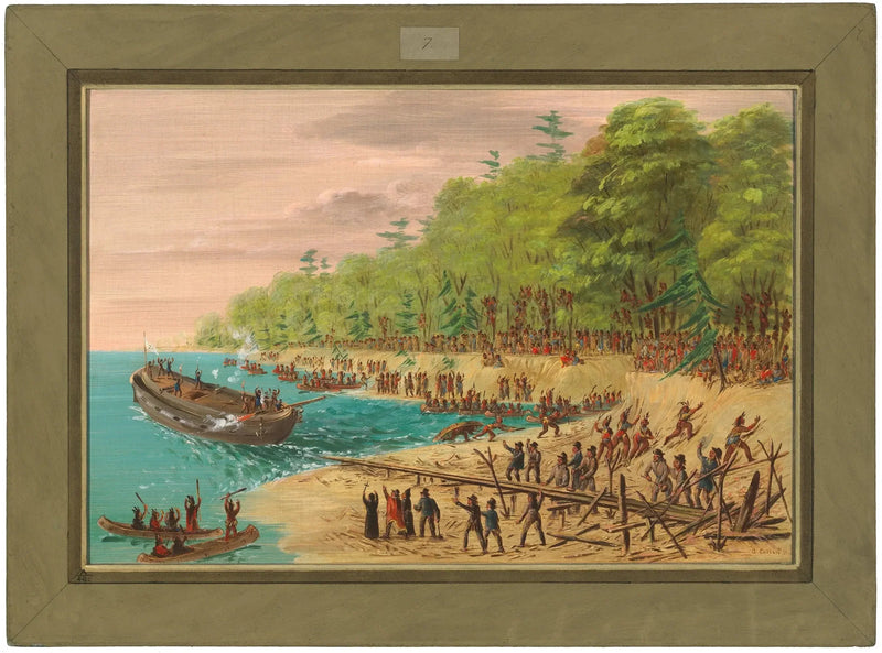 Lancering af Griffin. Juli 1679 - George Catlin