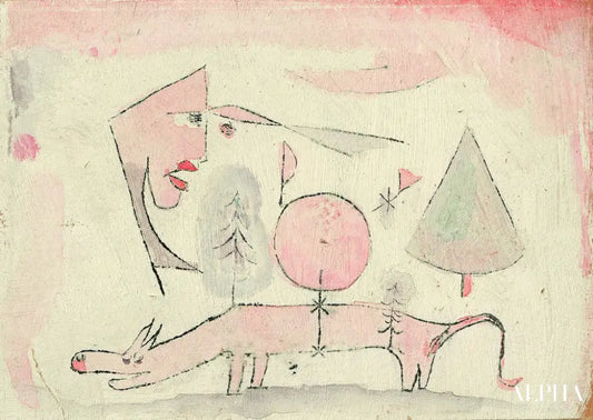 L'animal sans pudeur - Paul Klee - Reproductions de tableaux et peintures haut de gamme