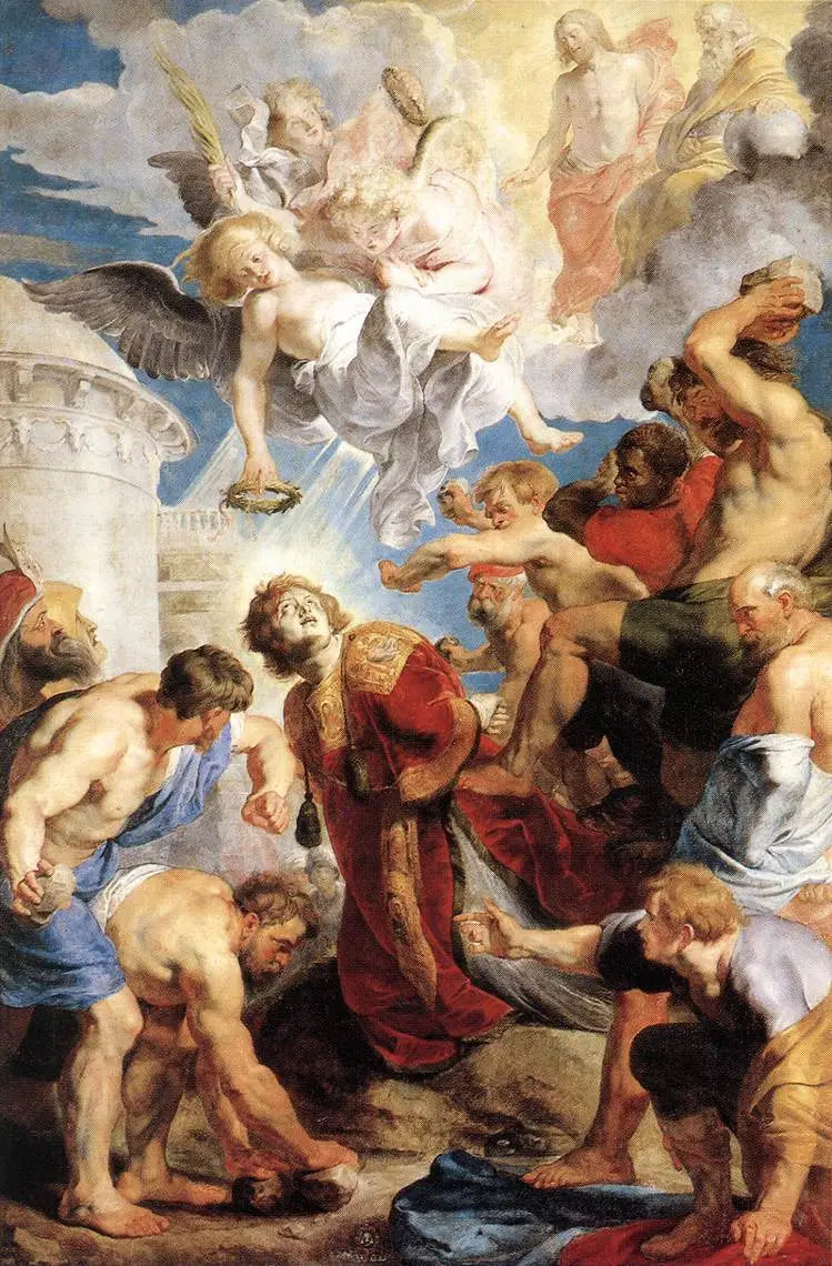 Stenpålæggelse af Sankt Stefan - Peter Paul Rubens